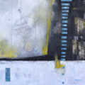 "Object" Mixed Media: Oil, Cold Wax and Collage on Canvas.
