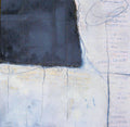 "What's in the Sauce?" Mixed Media: Oil, Cold Wax and Collage on Canvas. Artist Christi Dreese