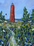 "Little Sable Lighthouse" Silver Lake Print on Paper- Wall Art Home Decor