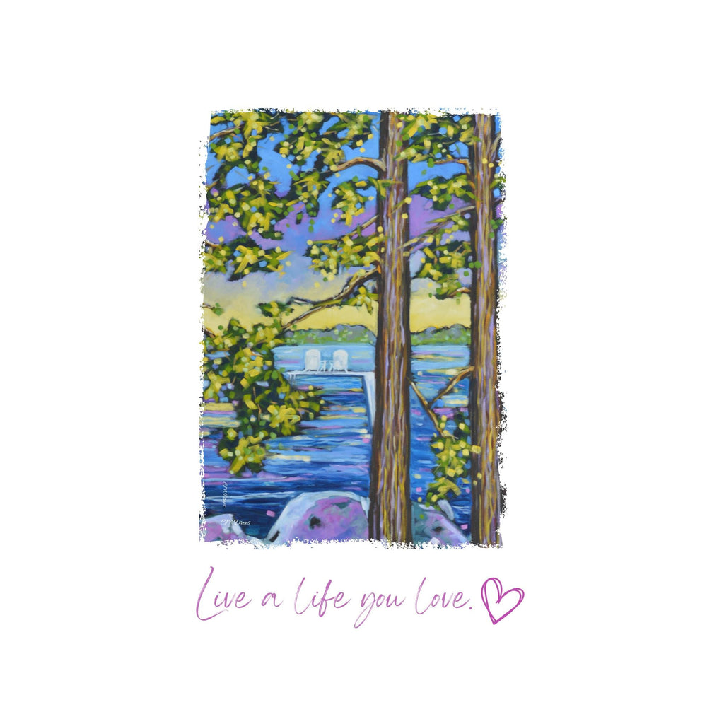 Dish Towel - "Live a Life You Love"