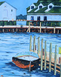 "Dock Stories at Mackinac Island" Print on Paper- Art Home Decor