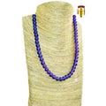 Coconut Art Necklace Blue