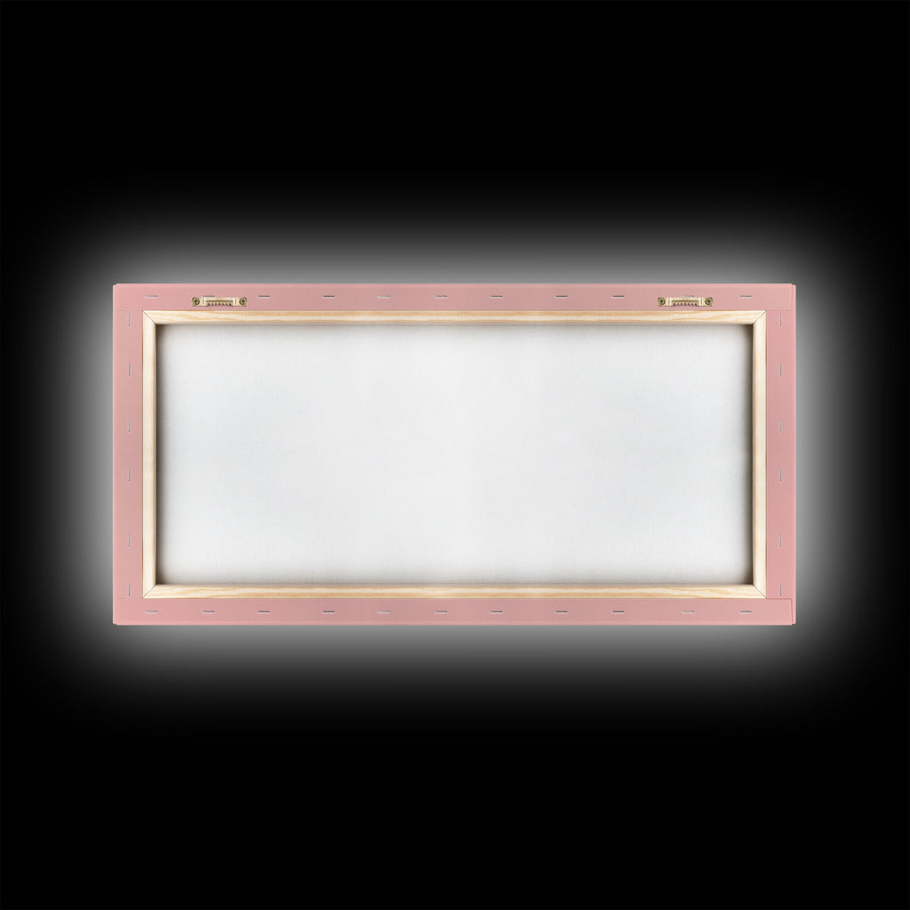 Makeup Brushes Framed Canvas Print - Makeup Wall Art - Preppy Dorm Room Decor
