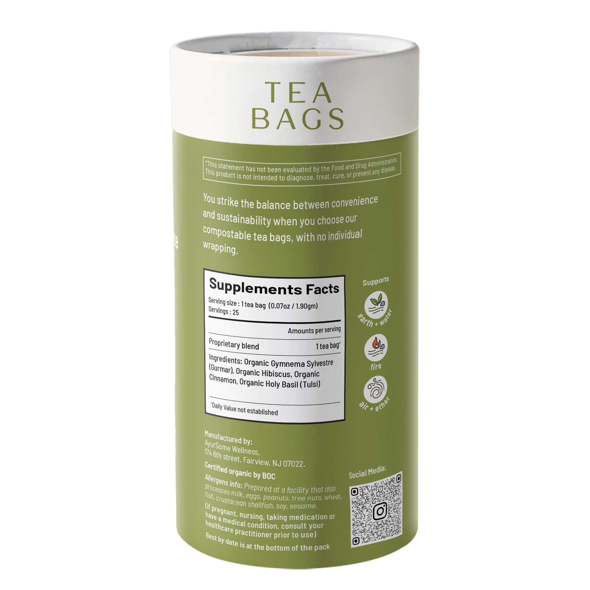 Control Sugar Delete | Organic Gymnema Tea Blend