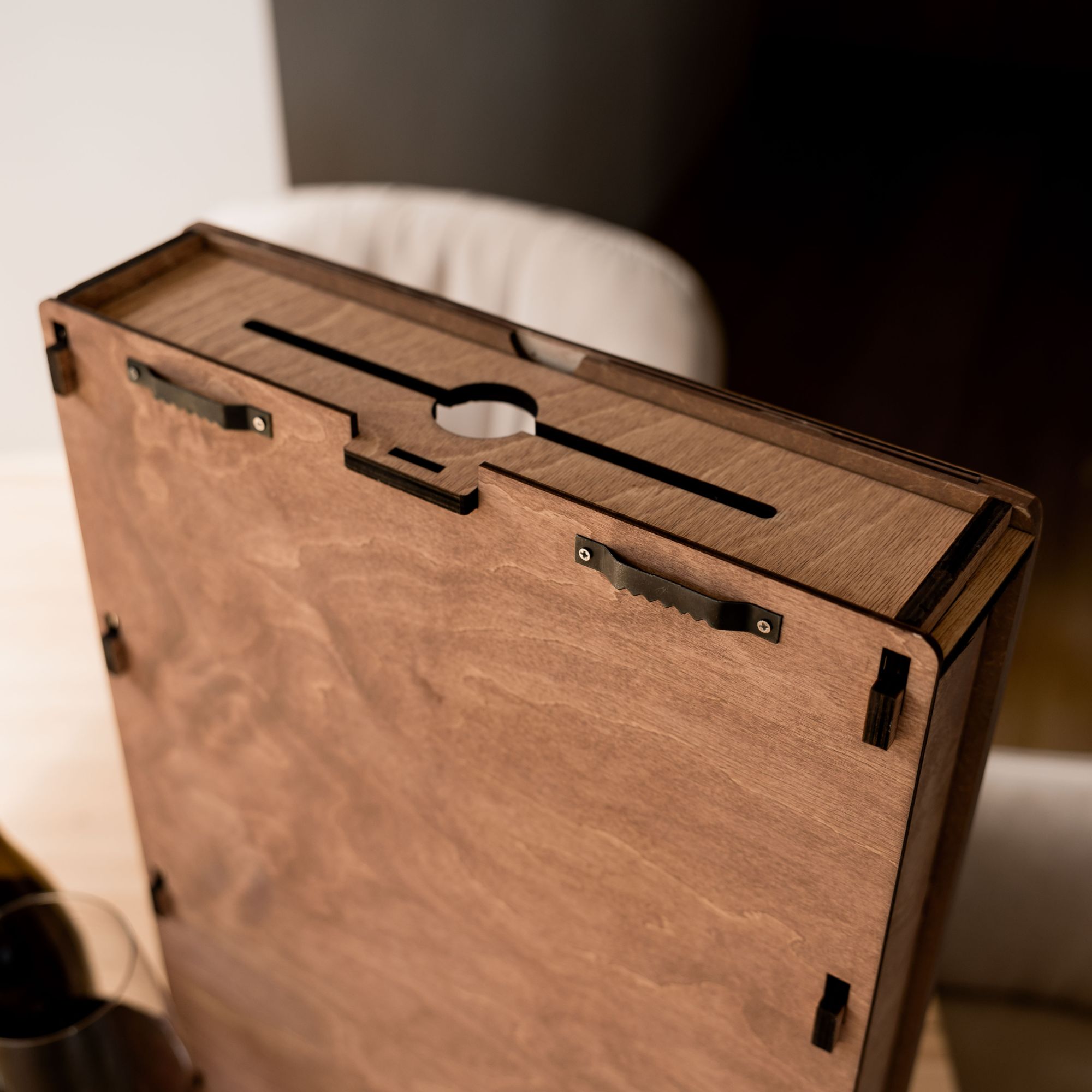 Wine Cork Box – But First, Wine