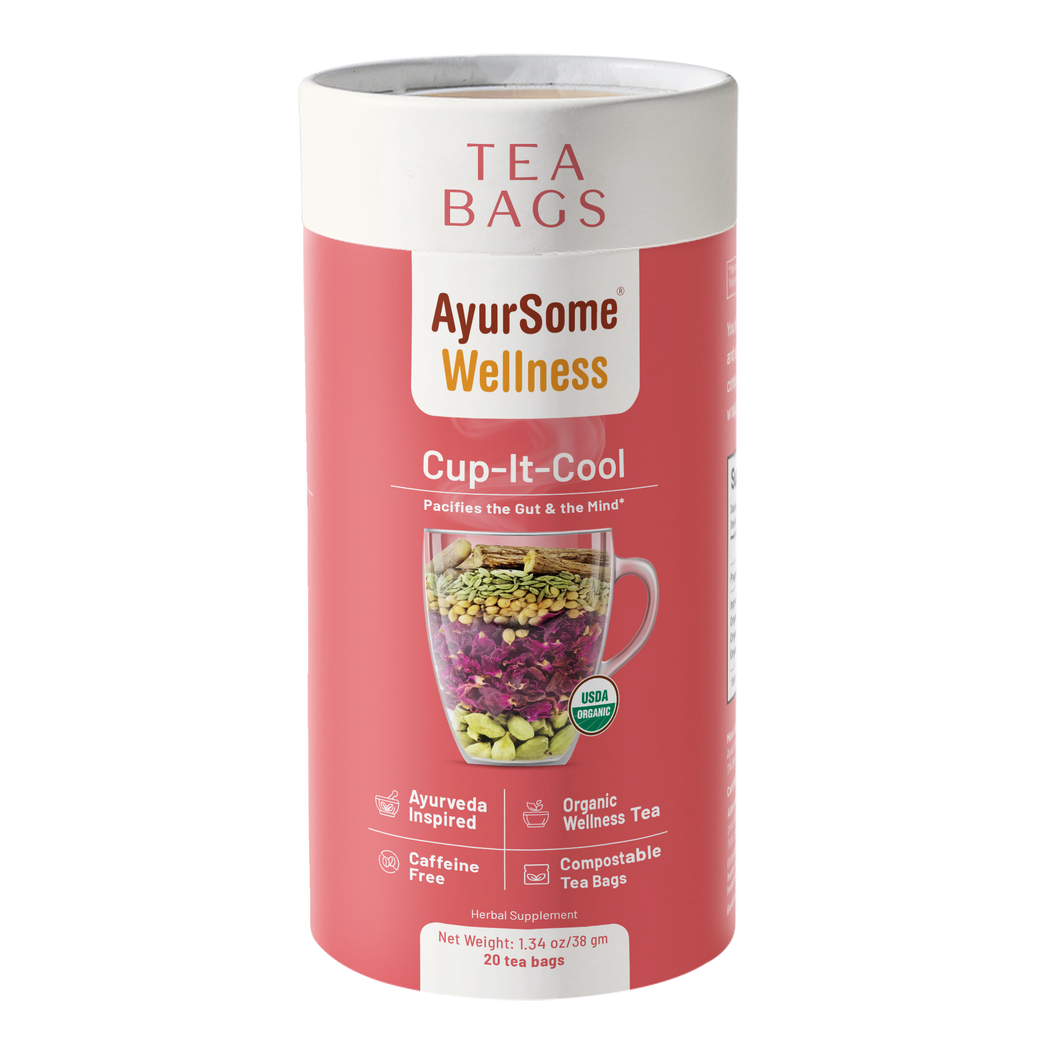 Cup-It-Cool Tea | Organic Rose & Licorice Herbs Tea Blend