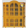 Curio Cabinet Show Case Solid Teakwood Construction