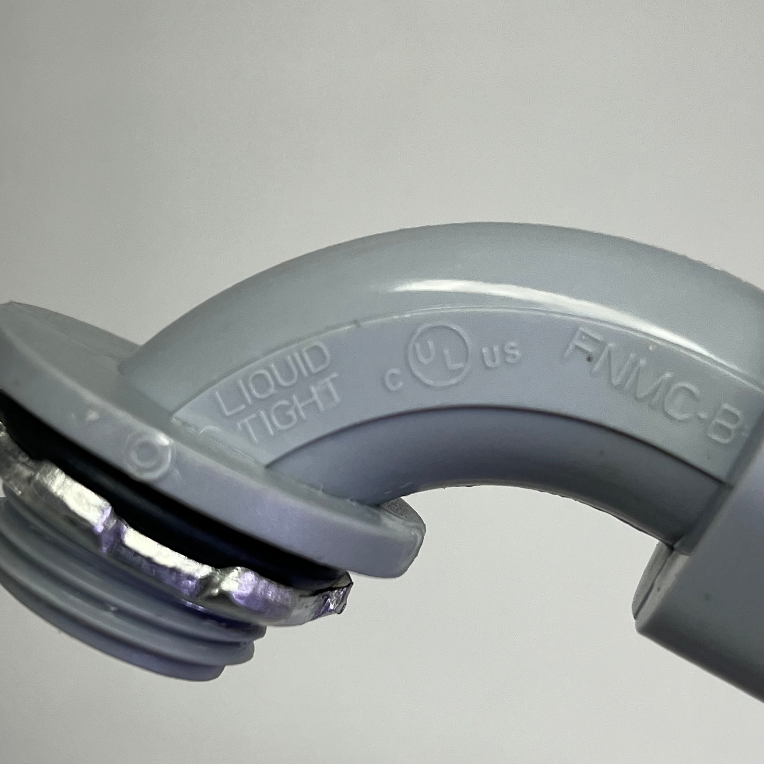 MARS Non-Metallic Whip Kit Liquid Tight Flexible Conduit 1/2" X 8' Grey 84139