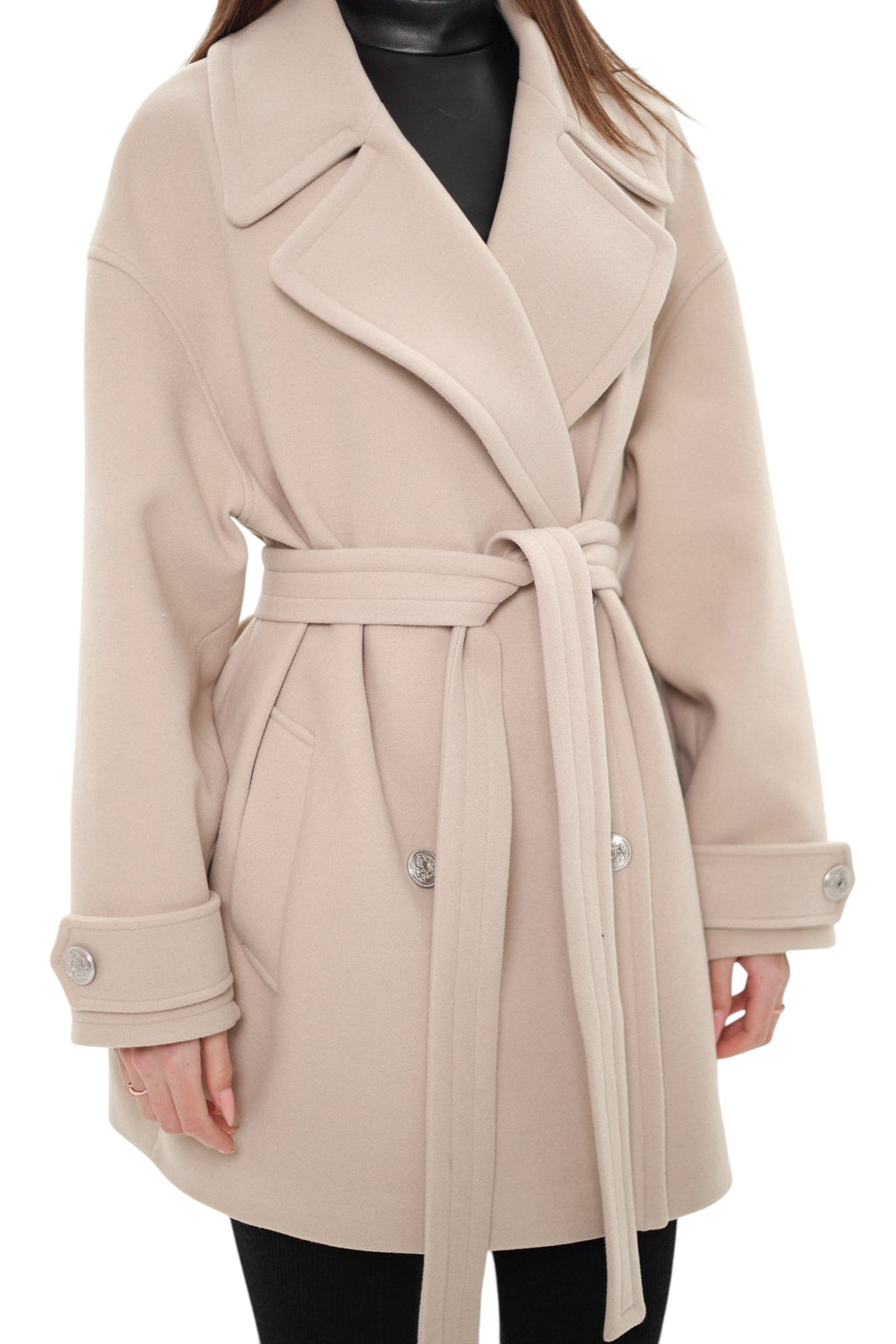 Kyoto Midi Cashmere Wool Blend Coat