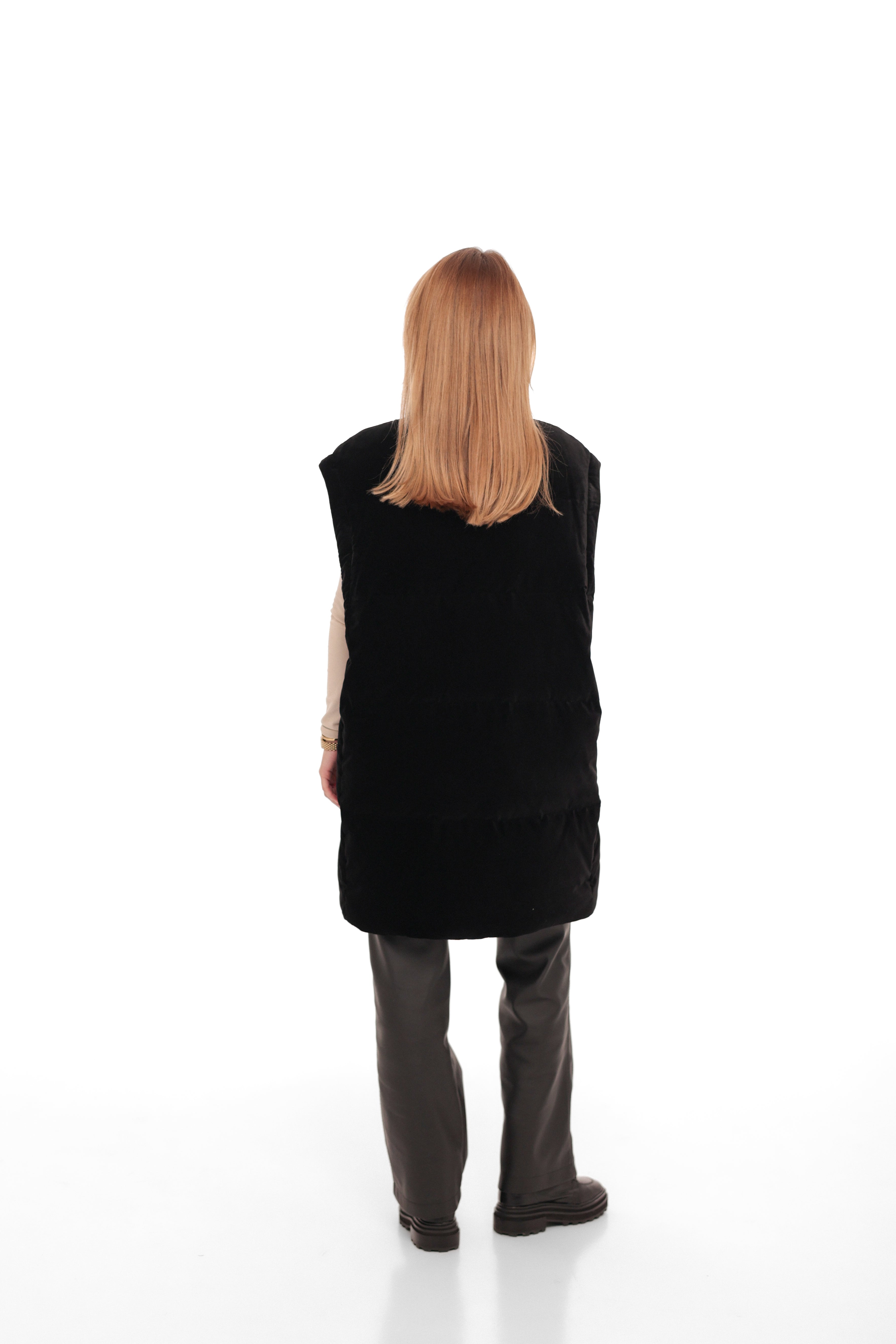 Transformer 2 in 1 Velour Down Coat┃Vest