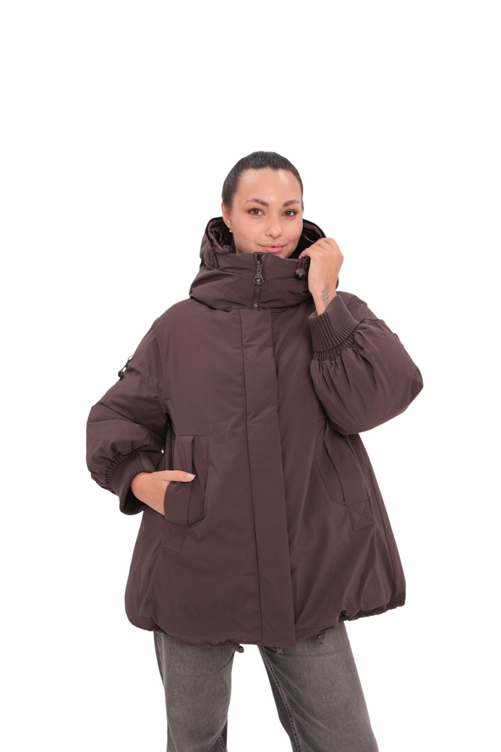 ⇆ Reversible 2 in 1 Insulated Bio-Down Winter Coat