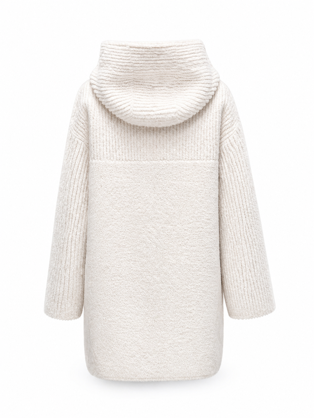 ⇆ Reversible Faux Fur & Suede Hooded Jacket