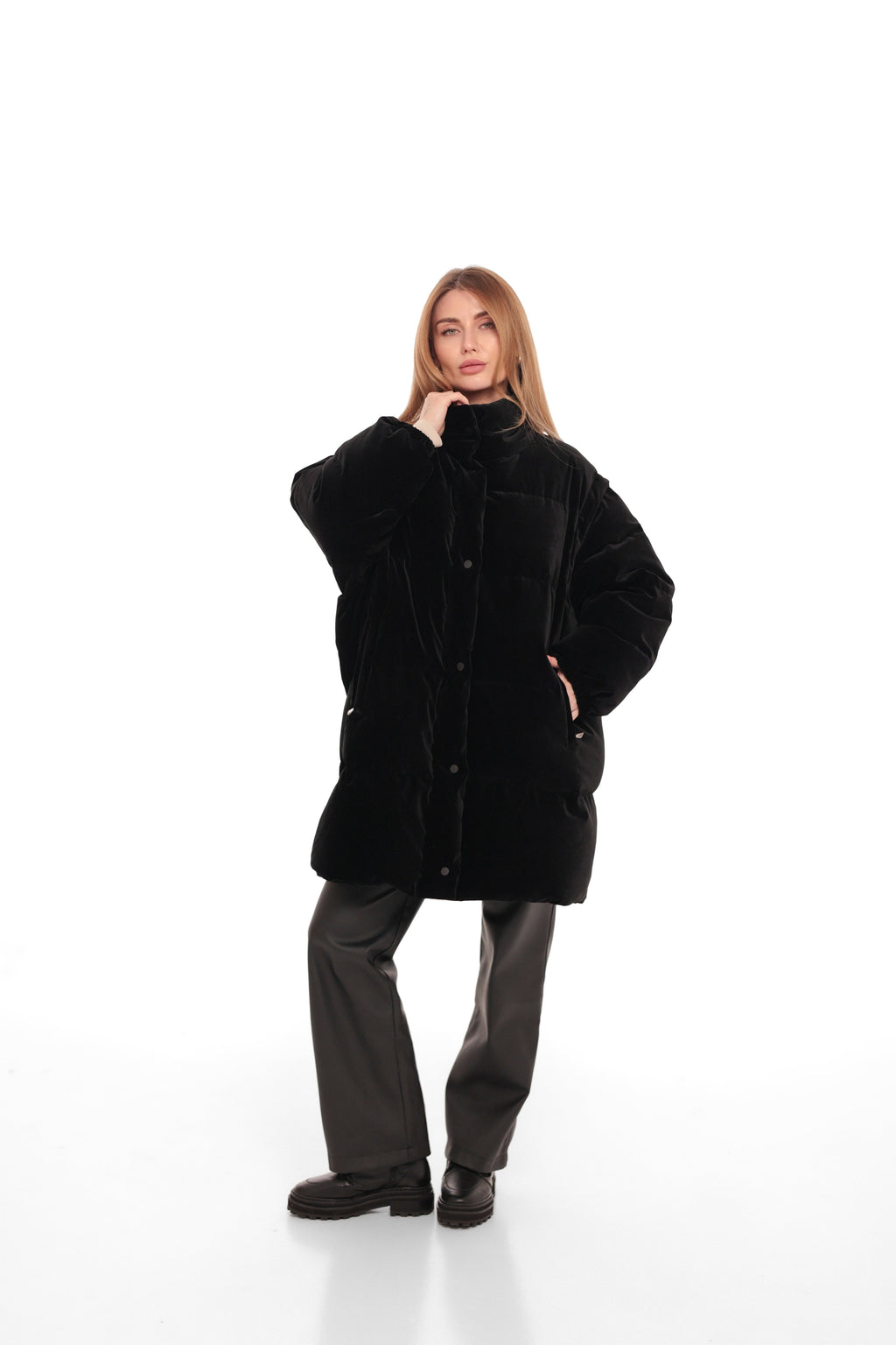 Transformer 2 in 1 Velour Down Coat┃Vest