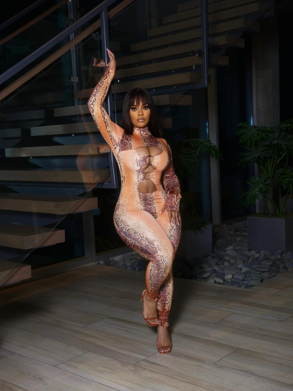Snake Skin Jumpsuit