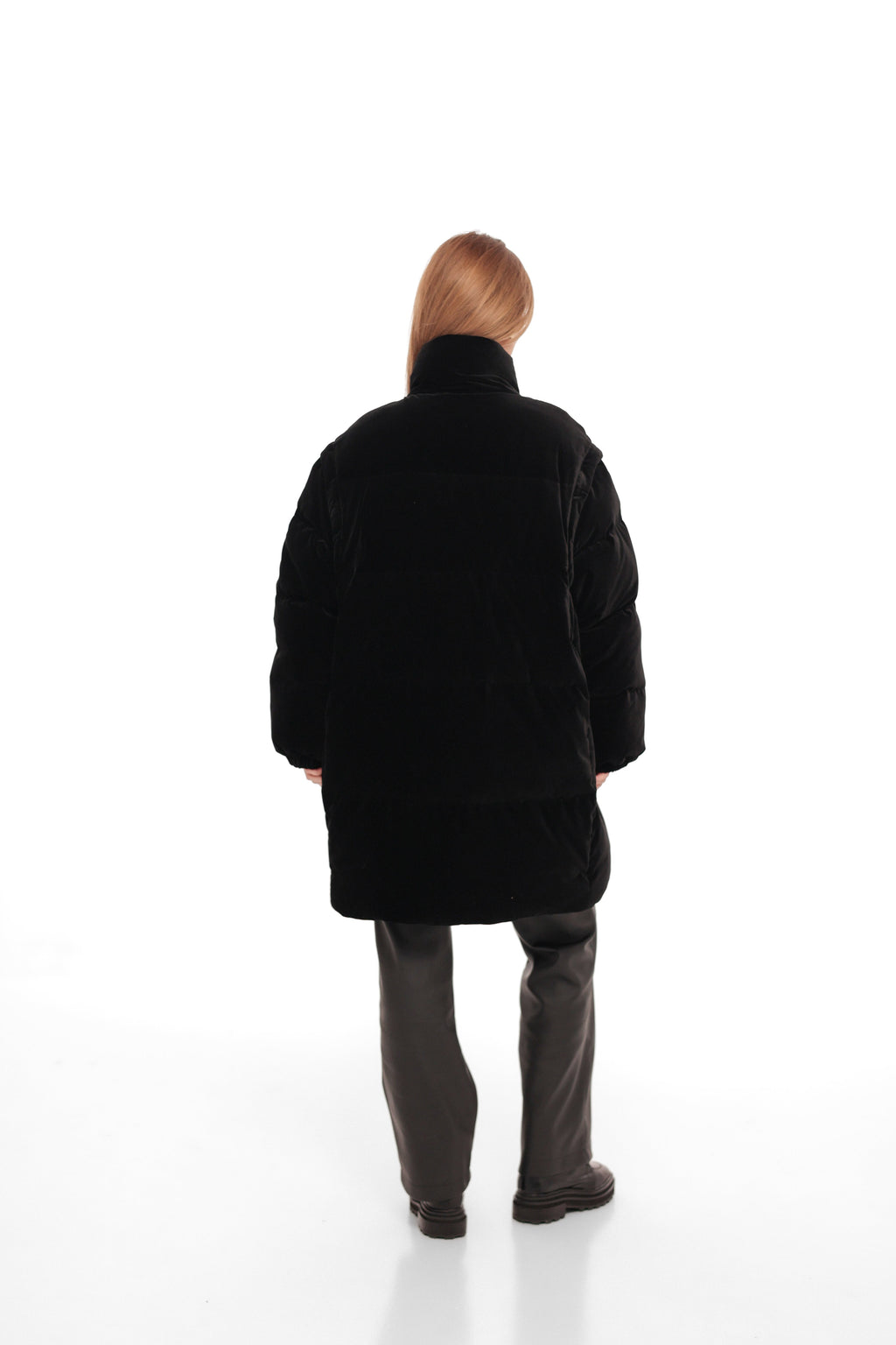 Transformer 2 in 1 Velour Down Coat┃Vest