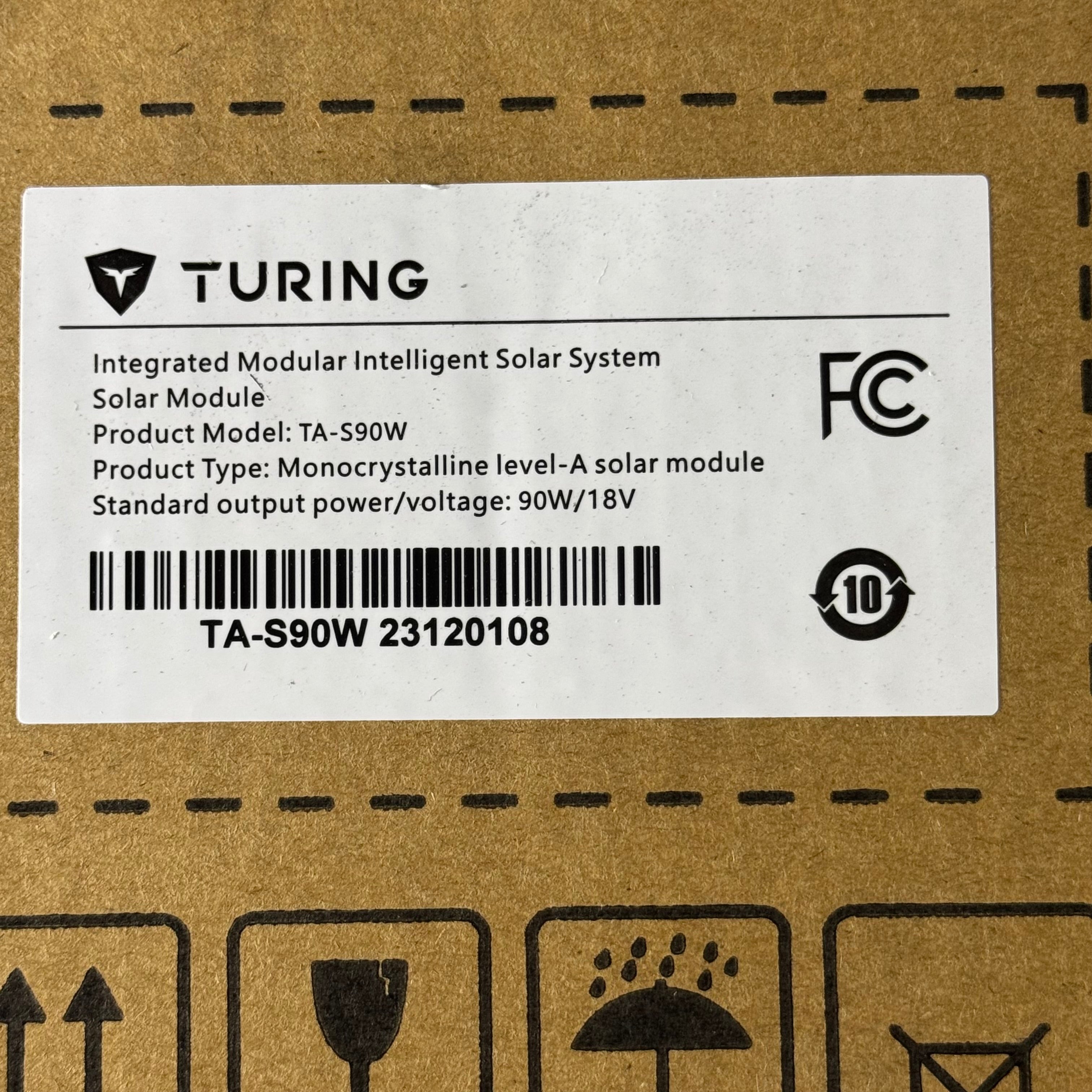 TURING (3 Boxes) Integrated Modular Intelligent Solar System TA-ZJ800/TA-S90W 18V