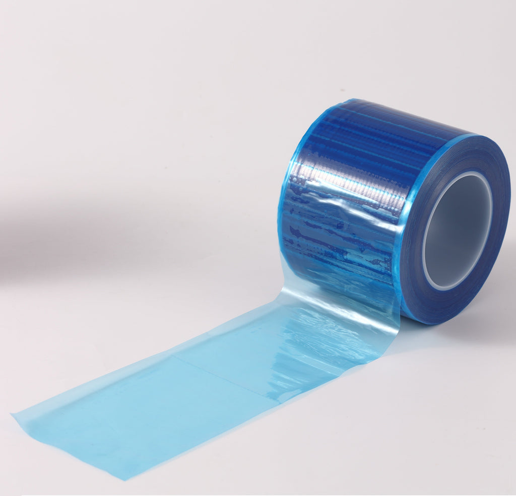 Dental Barrier Film Sticky Wrap in Blue 4" x 6" (1200 Sheet)