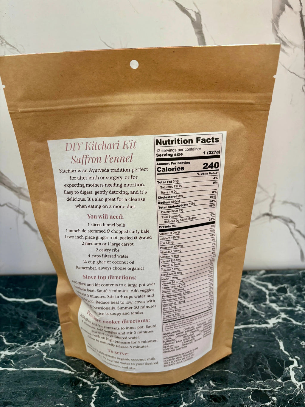 DIY Kitchari Kit – Saffron Fennel