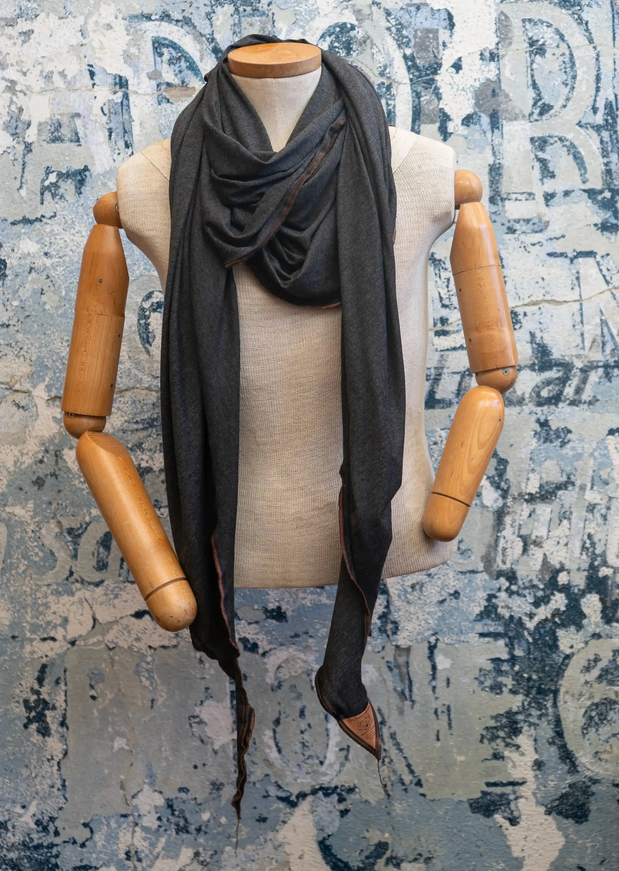 Smokey Grey Snuggle Scarf