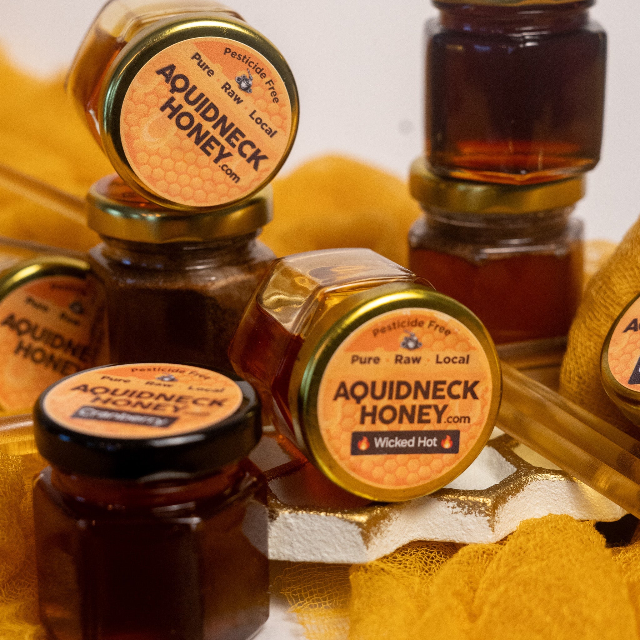 Honey Sampler Gift Box – 8 Jars, 6 Flavors | The Perfect Gift