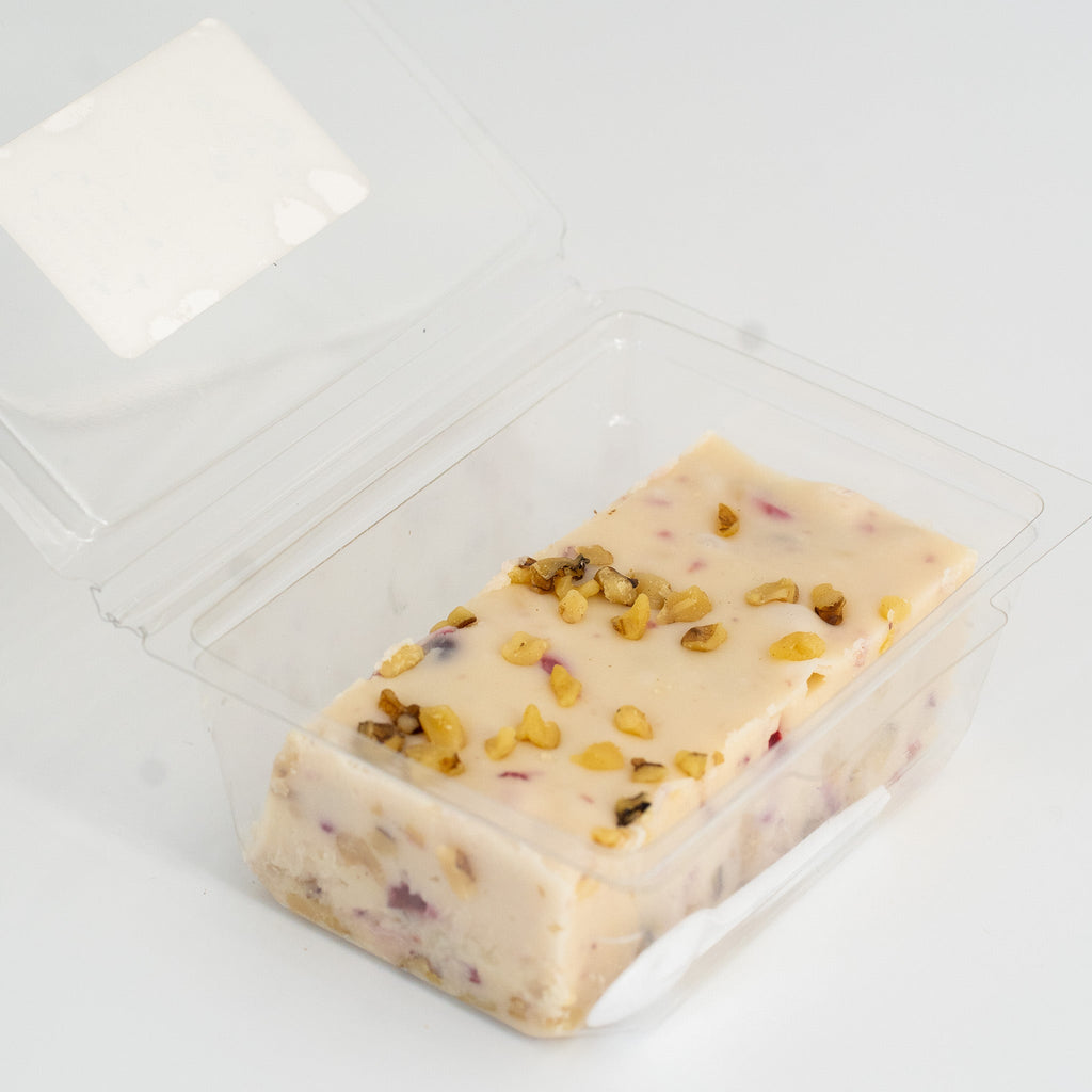 Cranberry Walnut Honey Fudge