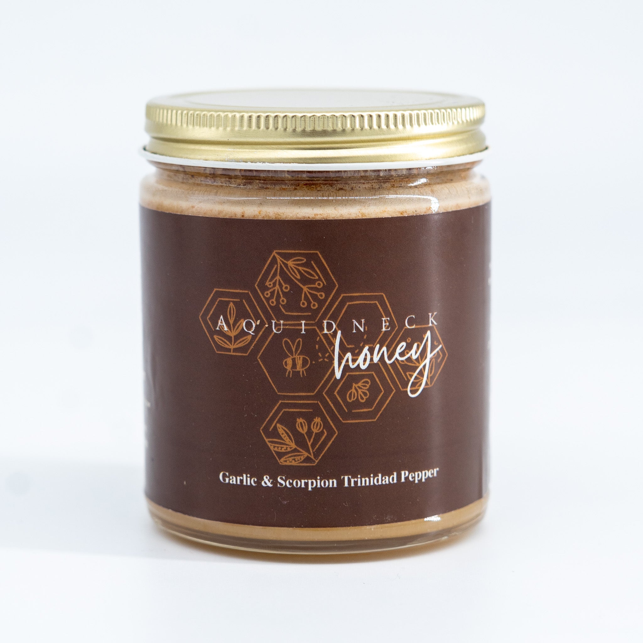 Hot Garlic Infused Creamed Honey