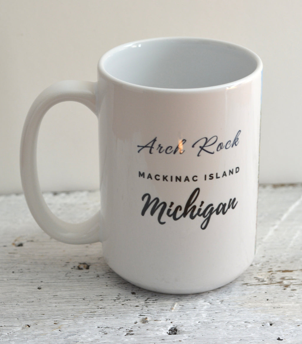 Drinkware - Arch Rock Mackinac Island.