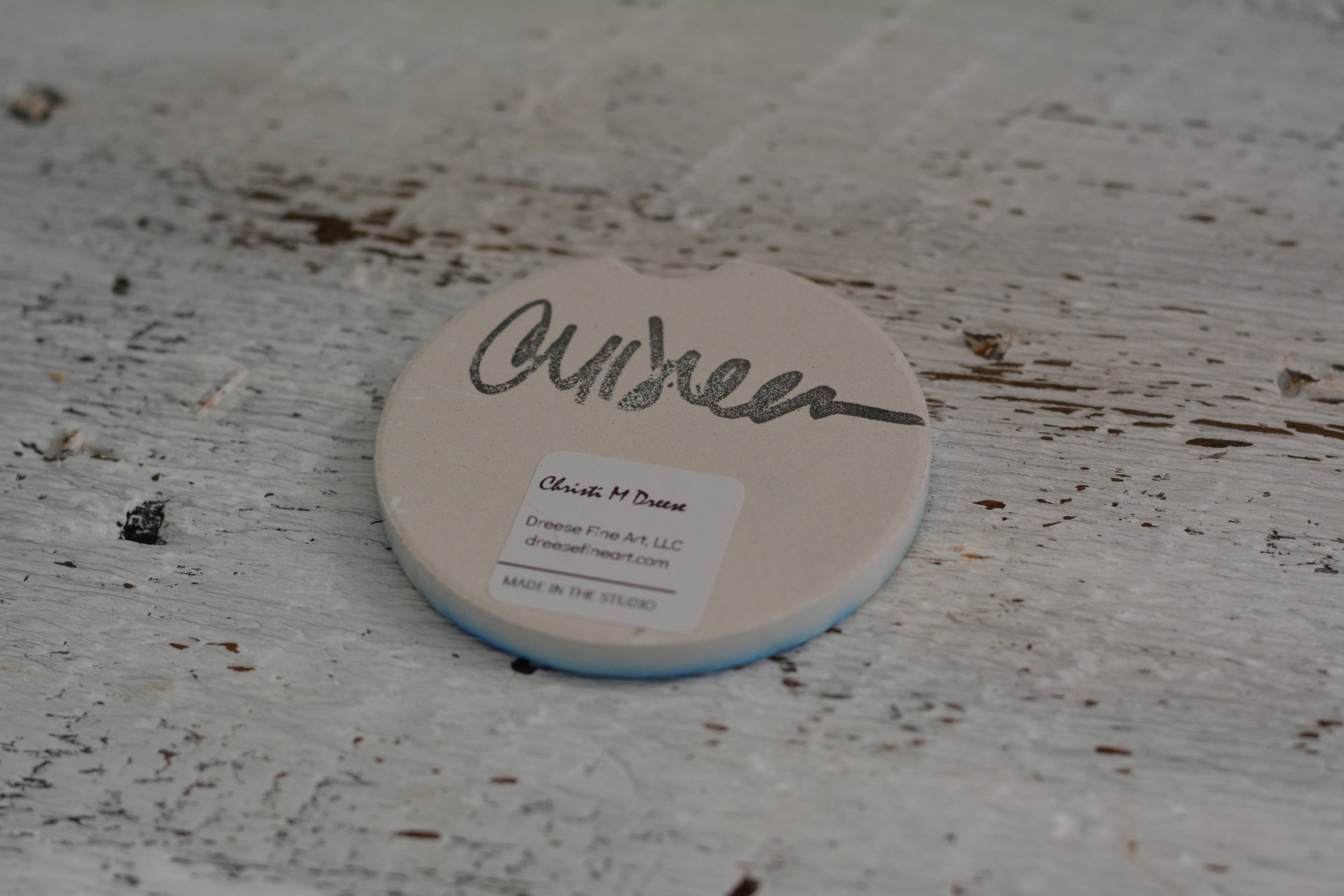 Car Coaster:  Anchored. Artist Christi Dreese