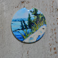 Car Coaster:  Serenity at the Lake. Artist Christi Dreese