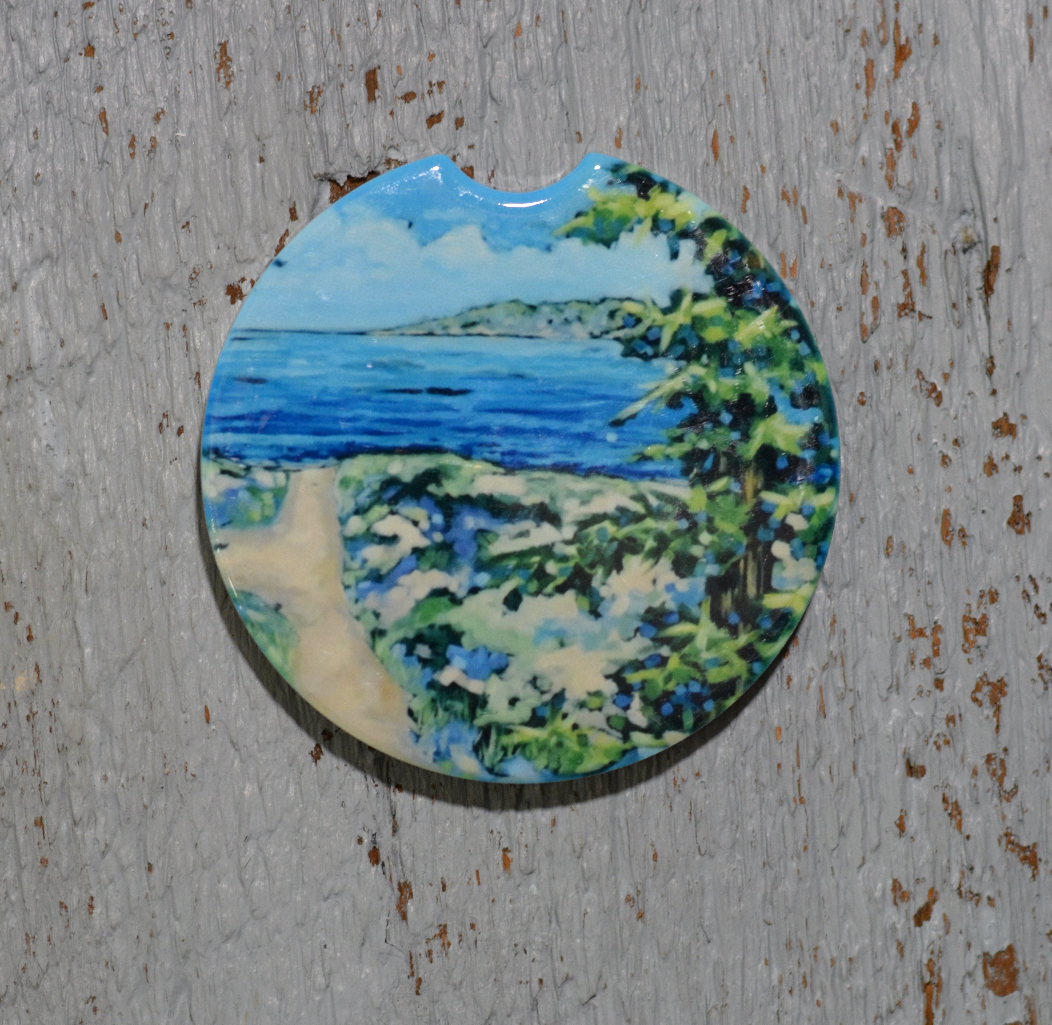 Car Coaster:  Summer Vacation. Artist Christi Dreese