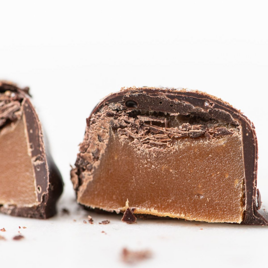 Dark Chocolate Sea Salted Caramels--6 Pouches