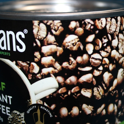 Dormans Supreme Decaf Instant Coffee 100g product can side profile