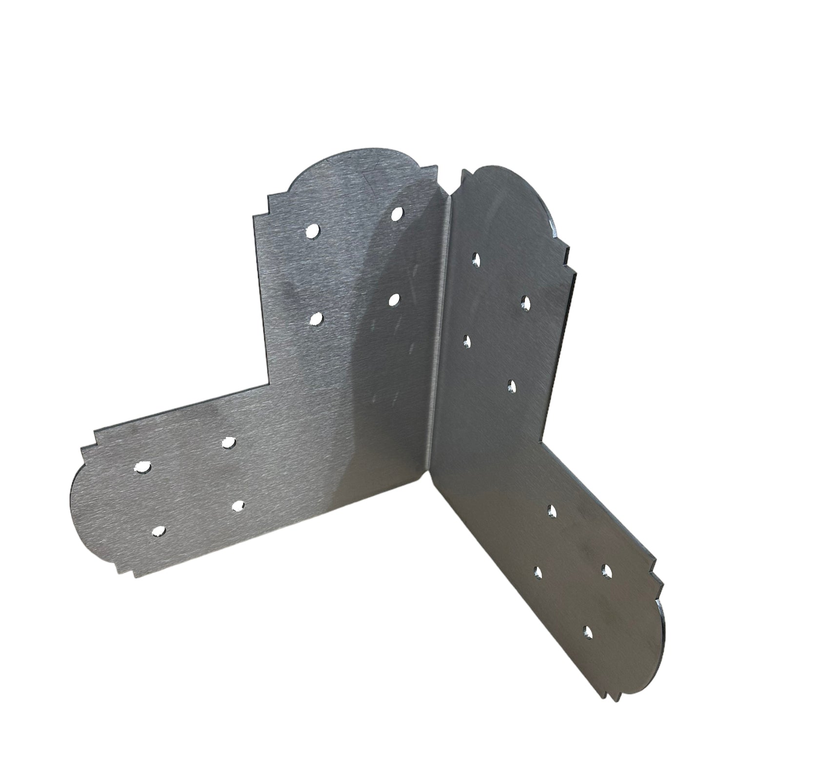 Decorative Design Corner Bracket for 6x6 Post, 6x6 Corner Support Bracket, 6x6 Steel Bracket, 6 inch Post Bracket, 6x6 Corner Bracket