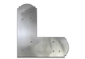 Decorative Design L Bracket for 8" Post, 8x8 L Support Bracket, Pergola Bracket, 8 inch Post Bracket, 8x8 L Bracket, Truss Plate
