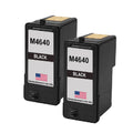 U.S. Remanufactured for Dell Series 5 M4640 Black Ink Cartridges Twin Pack