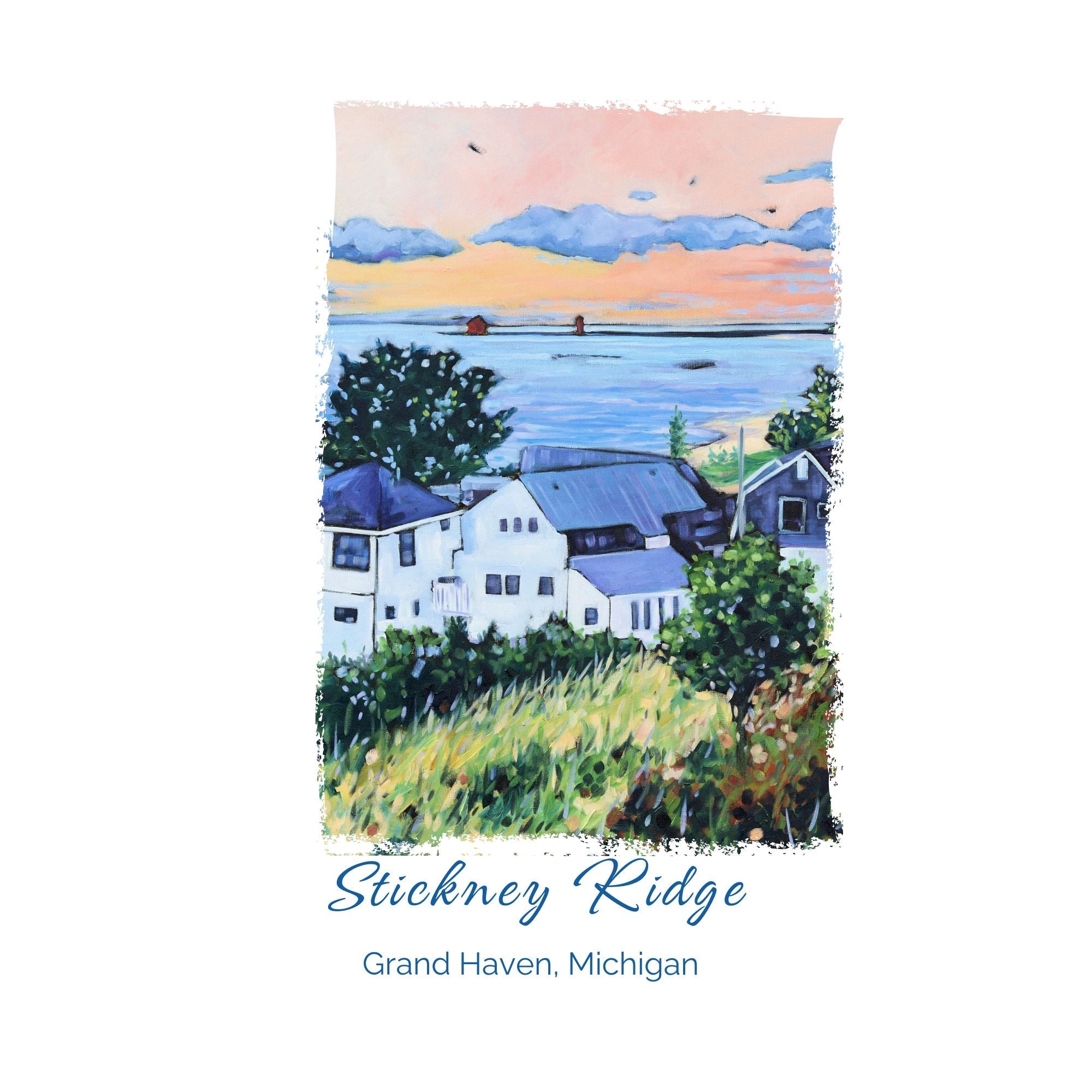 Dish Towel - "Views from Stickney Ridge"