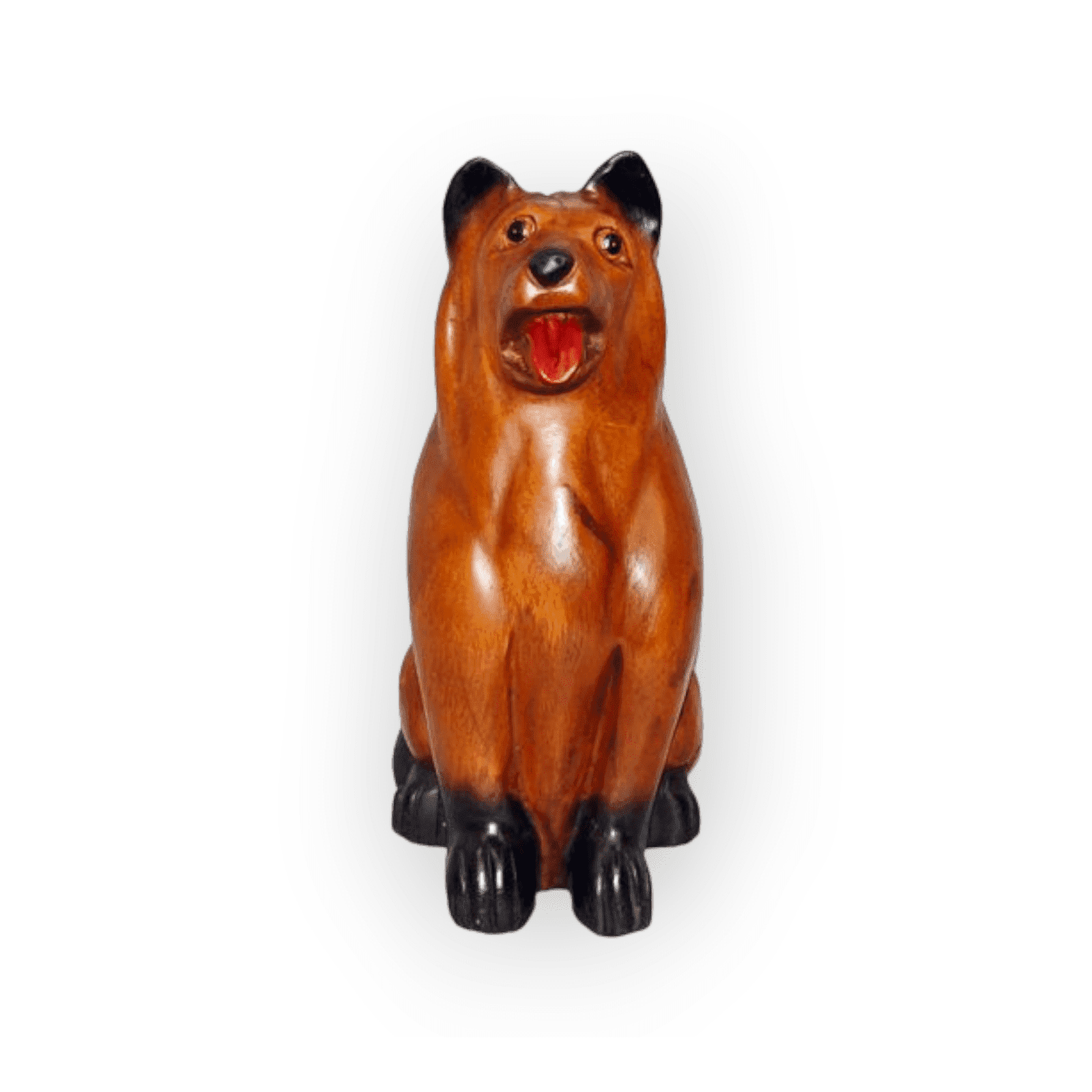 Dog Collie sitting Panting