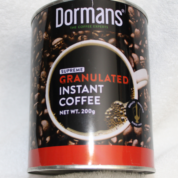 DORMANS SUPREME GRANULATED INSTANT COFFEE 200g