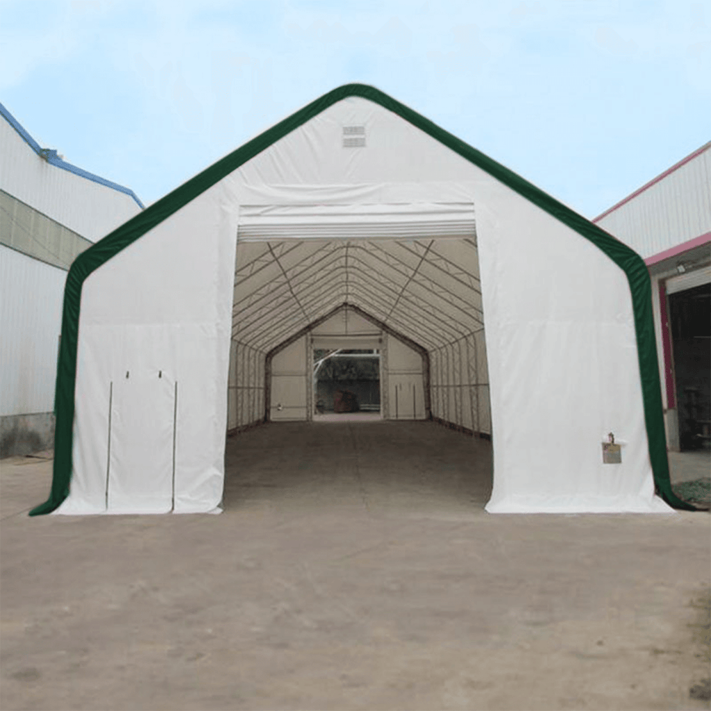 W30'xL60'xH20' Double Truss Storage Shelter