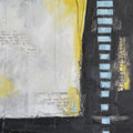"Object III" Mixed Media: Oil, Cold Wax and Collage on Canvas.