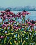 "Nature's Secret" Flower Glass Art Print
