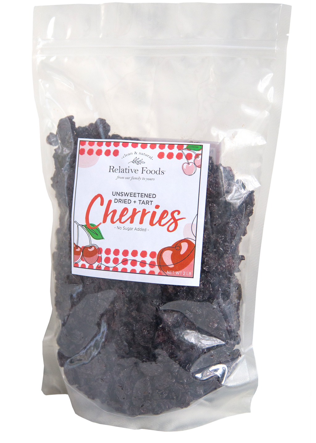 Dried Tart Cherries Unsweetened - Gluten Free - 2 Lbs.