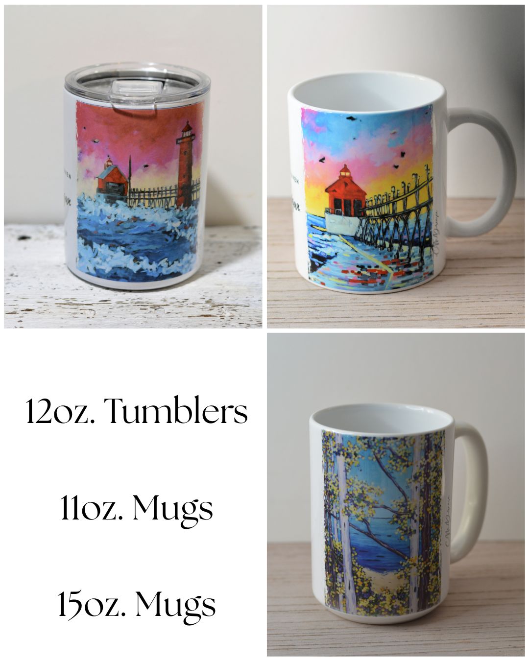 Drinkware -Life is Short and the World is Wide - Beach Sunset