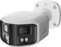 Silarius Pro Series SIL-PB8MP28AU 8MP Smart Dual Illumination Panoramic Auto Stitching ONVIF Bullet Network Camera with 2-Way Audio (NDAA Compliant)