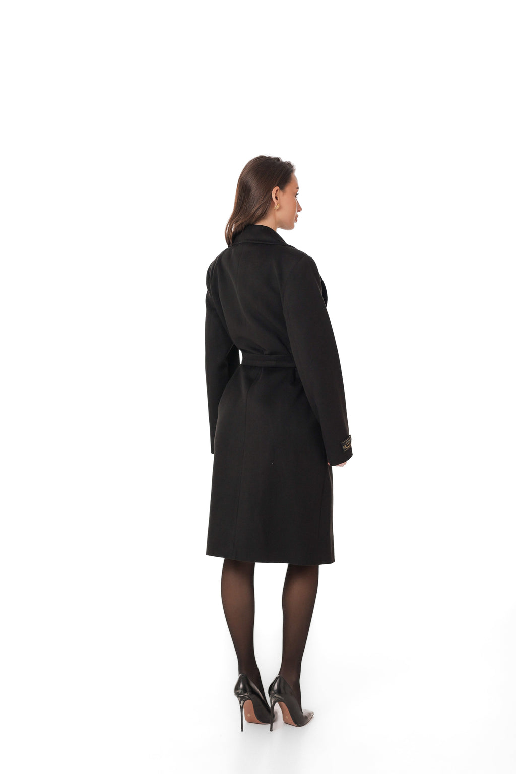 Lafayette Cashmere Blend Overcoat in Black