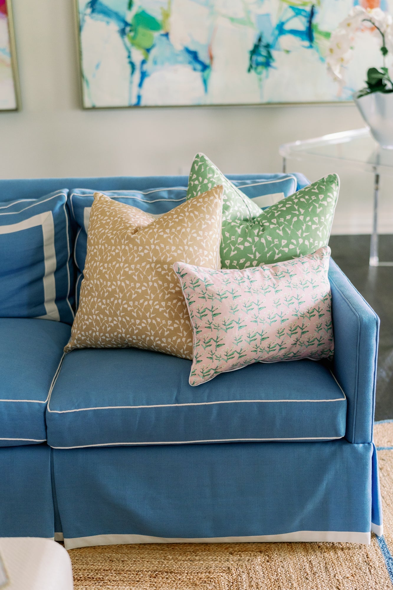 Sydney Throw Pillow (Tulip Pink)