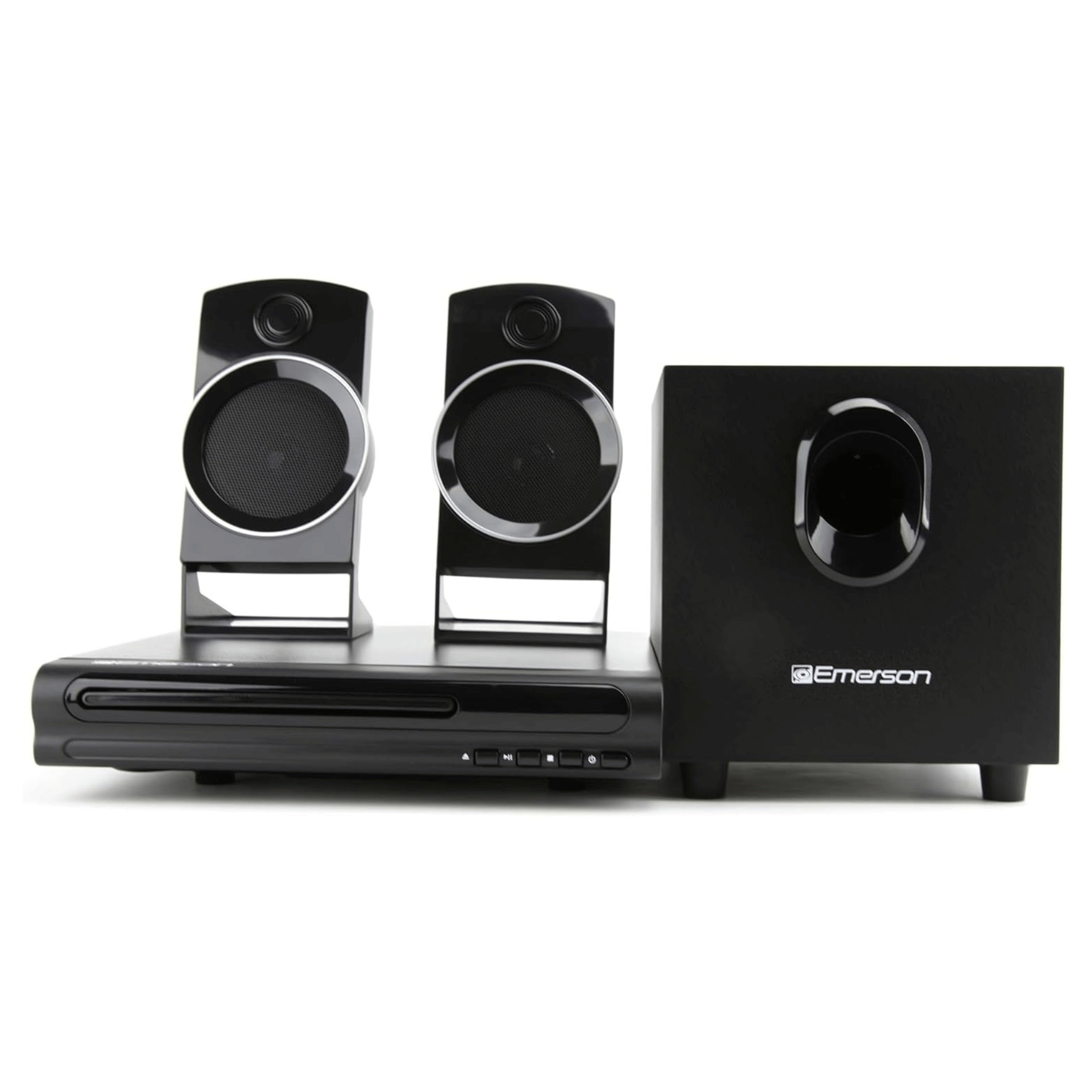 Speaker Surround Sound System & 2.1 Channel Home Theater DVD Player