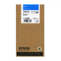 New, Pre-Owned - Epson T6532 Cyan Ink Cartridge, T653200