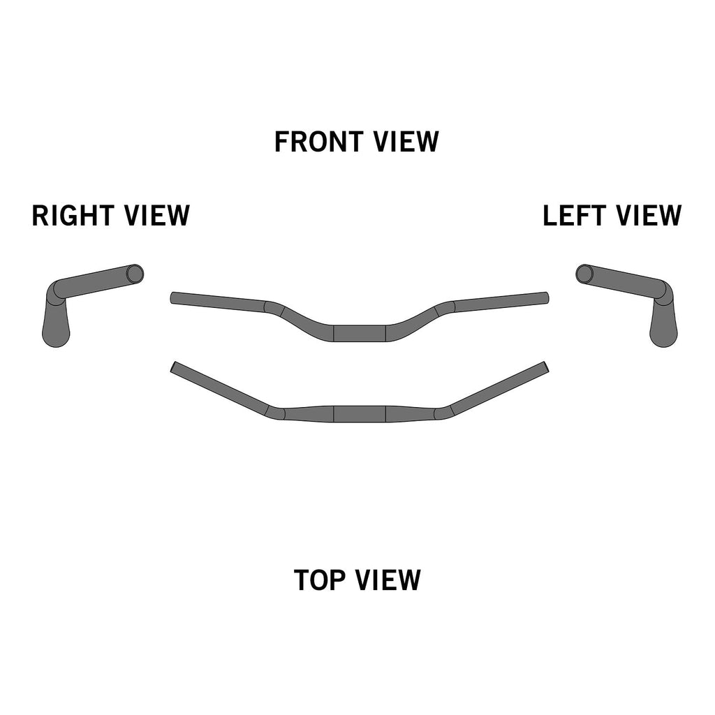 Ergotec - Riser Bar 50 Comfort - 31.8 mm - Black Sandblasted - Handlebar