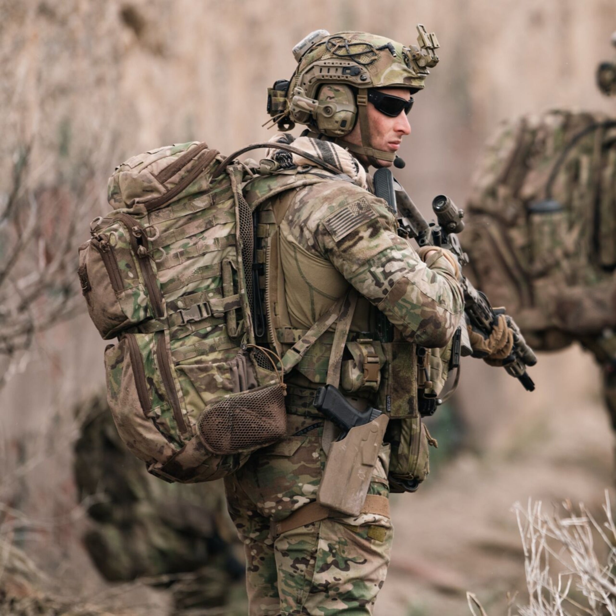 Eberlestock FAC Track | Military 3-Day Pack w/ Rain Fly & Hydration Carry